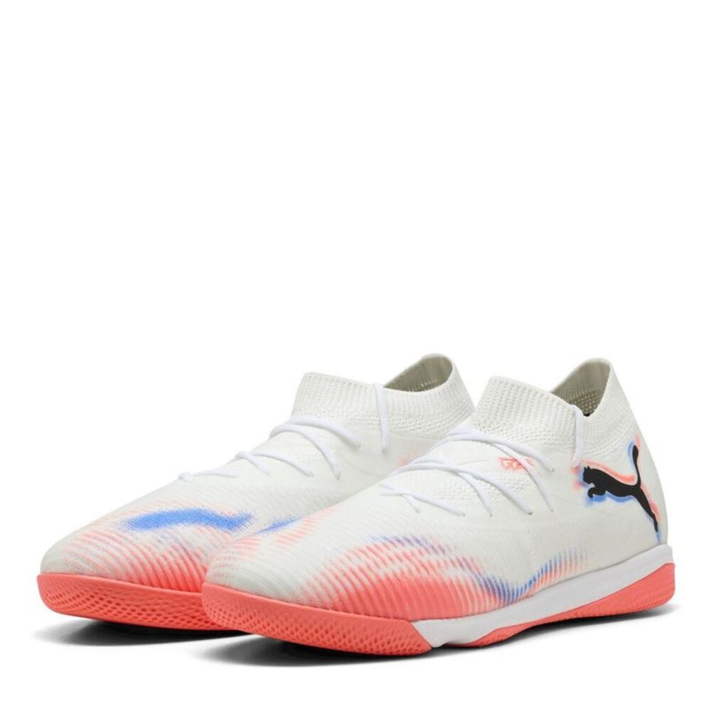 Puma Mens Future 8 Match Flat Indoor Football Shoes / Puma White